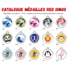 Médaille Gravée Personnalisée Red Dingo