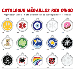 Médaille Gravée Personnalisée Red Dingo