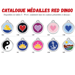 Médaille Gravée Personnalisée Red Dingo