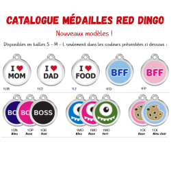 Médaille Gravée Personnalisée Red Dingo