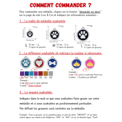 Médaille Gravée Personnalisée Red Dingo