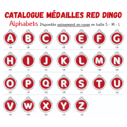 Médaille Gravée Personnalisée Red Dingo