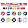 Médaille Gravée Personnalisée Red Dingo