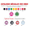 Médaille Gravée Personnalisée Red Dingo